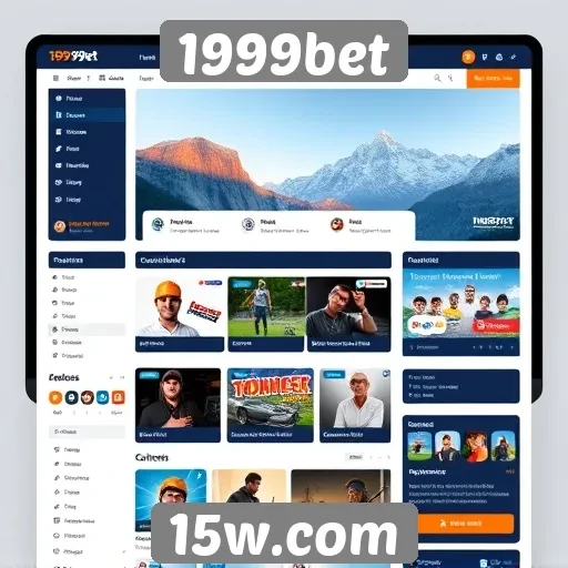 Interface amigável do site 1999bet melhora a experiência do usuário